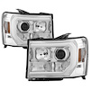 Light Bar DRL LED Projector Headlights 2007-2013 GMC Sierra - image 1