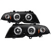 Halo LED Projector Headlights 1999-2001 BMW E46 3 Series - image 1