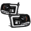 DODGE RAM HEADLIGHTS BLK - image 1