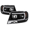 Light Bar LED Projector Headlights 1999-2004 Jeep Grand Cherokee - image 1