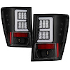 Version 2 Light Bar LED Tail Lights for 2005-2006 Jeep Grand Cherokee [Black] - image 1