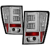 Version 2 Light Bar LED Tail Lights for 2005-2006 Jeep Grand Cherokee [Chrome] - image 1