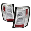 Version 3 Light Bar LED Tail Lights for 1999-2004 Jeep Grand Cherokee [Chrome] - image 1