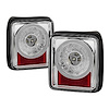 Full LED Tail Lights for Late-Model Jeep Wrangler JL [Chrome] - image 1