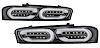 LED Tail Lights 2016-2018 Chevy Camaro, Black - image 1