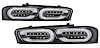 LED Tail Lights 2016-2018 Chevy Camaro, Black - image 1
