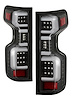 LED Tail Lights for 2019-2020 Chevy Silverado 1500, 2500, 3500, Black - image 1