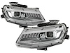 Signature Series Halogen Projector Headlights 2016-2018 Chevy Camaro, Chrome - image 1