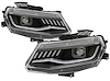 Signature Series HID Projector Headlights 2016-2018 Chevy Camaro, Black - image 1