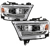 Signature Series Halogen Projector Headlights 2019-2020 Dodge Ram 1500, Chrome - image 1