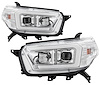 Signature Series Halogen Projector Headlights 2010-2013 Toyota 4Runner, Chrome - image 1