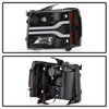 Platinum Series Projector Headlights 2007-2014 Chevy Silverado, Black - image 2