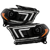 5088680 Projector Headlights for 2011-2013 Dodge Durango HID Models [Black] - image 1