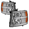xTune Light Tube Style Projector Headlights 2007-2013 Chevy Silverado 1500 - image 1