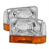 xTune Crystal Headlights 1999-2004 Ford F250/350/450 Super Duty/Excursion - image 1