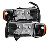 xTune OEM Style Crystal Headlights 1999-2002 Dodge Ram - image 1