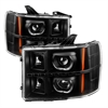 xTune Halo LED Projector Headlights 2007-2013 GMC Sierra - image 1