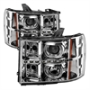 xTune Halo LED Projector Headlights 2007-2013 GMC Sierra - image 1