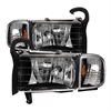 xTune OEM Style Crystal Headlights 1994-2002 Dodge Ram - image 1