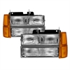 xTune OEM Style Crystal Headlights 1994-1998 Chevy Silverado - image 1