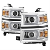 xTune Light Bar DRL Projector Headlights 2014-2015 Chevy Silverado - image 1