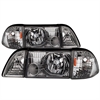 xTune OEM Style Crystal Headlights 1987-1993 Ford Mustang - image 1