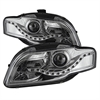xTune DRL LED Projector Headlights 2006-2008 Audi A4 - image 1