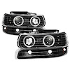 xTune Halo LED Projector Headlights 1992-2002 Chevy Silverado - image 1