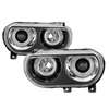 xTune CCFL Halo Projector Headlights 2008-2014 Dodge Challenger - image 1