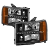 xTune Crystal Headlights 2007-2013 GMC Sierra - image 1