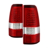 xTune C-Shape LED Tail Lights 1999-2002 Chevy Silverado - image 1