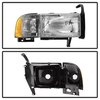 xTune OEM Style Crystal Headlights 1994-2002 Dodge Ram - image 3