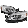 xTune Light Bar DRL Projector Headlights 2008-2014 Subaru Impreza WRX - image 1
