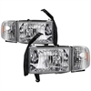 xTune OEM Style Crystal Headlights 1994-2002 Dodge Ram - image 1