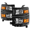 xTune OEM Style Crystal Headlights 2014-2015 Chevy Silverado - image 1
