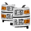 xTune OEM Style Crystal Headlights 2014-2015 Chevy Silverado - image 1