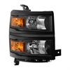 xTune OEM Style Crystal Headlights 2014-2015 Chevy Silverado - image 1
