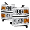 xTune OEM Style Crystal Headlights 2014-2015 Chevy Silverado - image 1