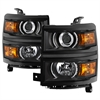 xTune OEM Style Crystal Headlights 2014-2015 Chevy Silverado - image 1