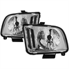 xTune OEM Style Crystal Headlights 2005-2009 Ford Mustang - image 1