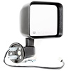Replacement Black power-heated right side mirror from Omix-ADA, Fits 14 Jeep Wrangler models - image 1