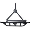 This black RRC rear bumper and tire carrier from Rugged Ridge holds up to 35-inch tire and has speci - image 1