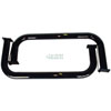 This pair of black powdercoated nerf bars from Rugged Ridge have step plates. Fits 76-83 Jeep CJ5. - image 1