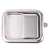 Chrome paddle-style door handle fits the Left of 81-86 Jeep CJ and 87-95 Wrangler. Also fits the Rig - image 1