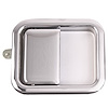 Chrome paddle-style door handle fits the right side of 81-86 Jeep CJ and 87-95 Wrangler. Also fits t - image 1