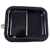 Black paddle-style door handle fits the right side of 81-86 Jeep CJ and 87-95 Wrangler. Also fits th - image 1