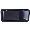 This black exterior door handle from Omix-ADA fits the left half door on 87-06 Jeep Wrangler. - image 1