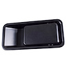 Black replacement tailgate handle from Omix-ADA, Fits 97-06 Jeep Wrangler TJ and 04-06 LJ Wrangler Unlimited. - image 1