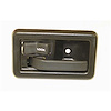 This black interior door handle in black from Omix-ADA fits the left doors of 87-95 Jeep Wrangler YJ and 97-06 Jeep Wrangler. - image 1