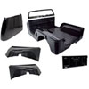 This reproduction steel body kit from Omix-ADA restores 69-71 Jeep CJ6. Includes the body tub fender - image 1